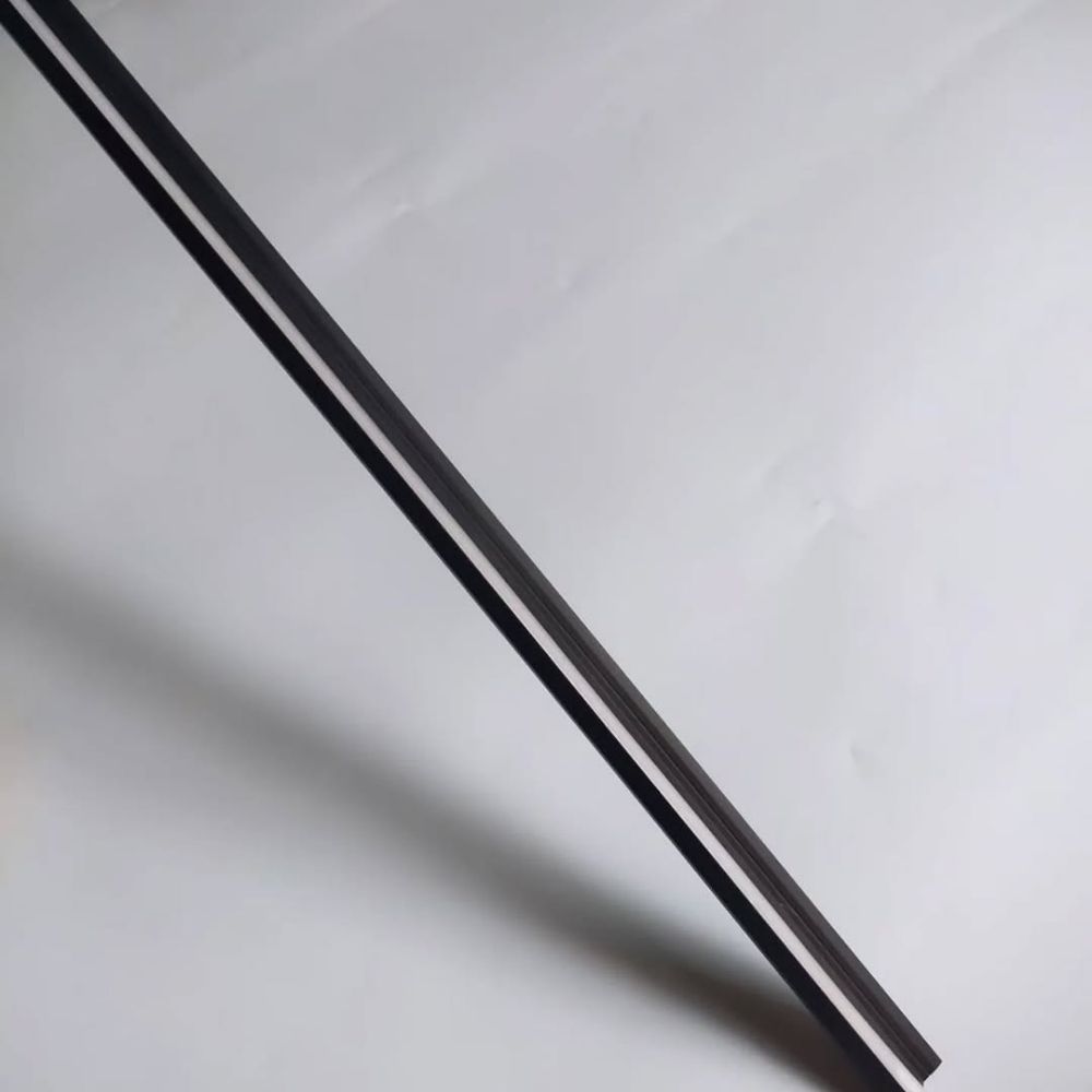 m surface mount led light black aluminium profile k warm white