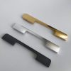 mm aluminium surface cabinet handle matte black brass and silver