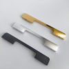 mm aluminium surface cabinet handle matte black brass and silver