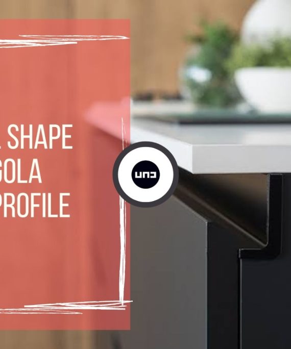 m l shape gola handleless led profile matte black and dark silver