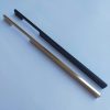 500mm aluminium surface cabinet handle matte black and brass champagne 1