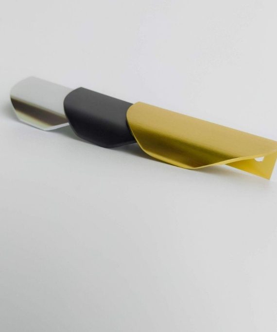 mm lip pull edge handle solid aluminium gold and silver