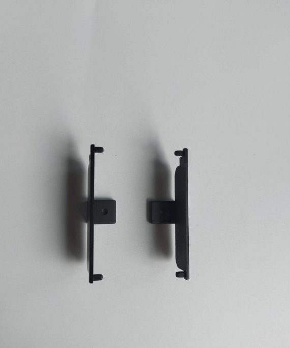 gola profile end caps pair matte black for l shape and c shape profiles