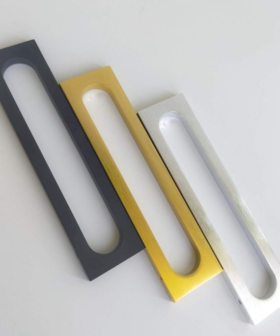 grip cabinet handle mm solid aluminium gold black and silver