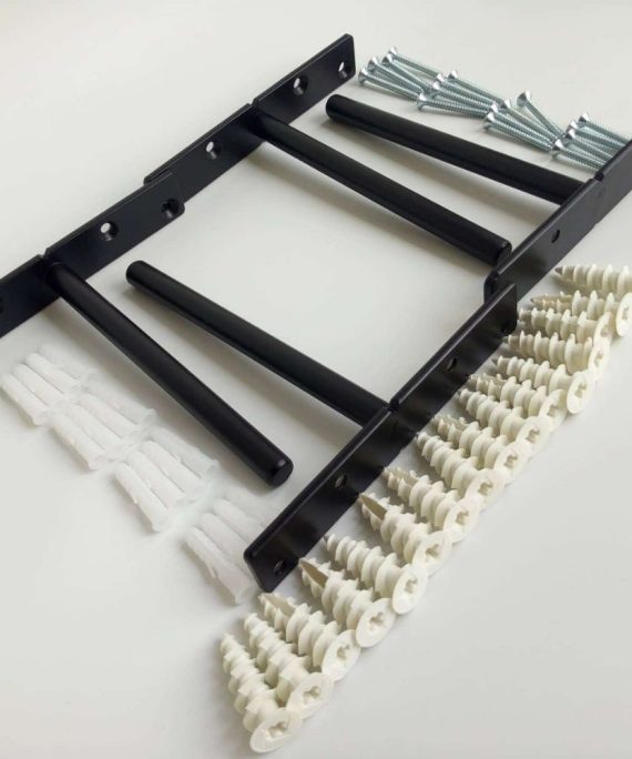 invisible floating shelf brackets pack of inch hidden steel supports