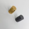 knurled cylindrical cabinet knob solid brass diamond pattern matte black