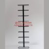 modular wall mounted wine rack solid iron bottles mm black powder