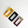 rectangular ring pull cabinet handle mm zinc alloy matte black gold and