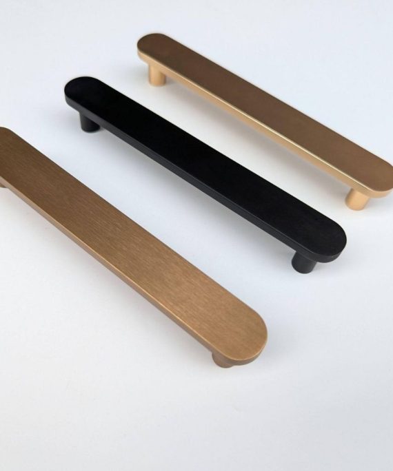 revo cabinet handle modern aluminium handle in brass matte black and
