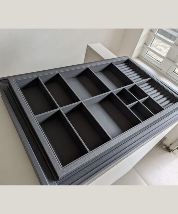soft close aluminium jewelry rack genuine leather designs mm and