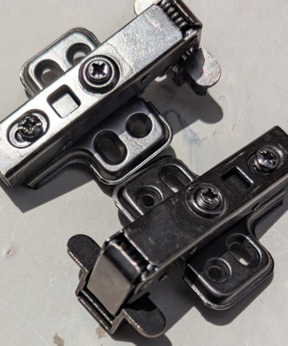 soft close glass door hinges clip on gun black matte black finish pair
