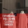 soft close pull down clothes hanger solid aluminium kg capacity mm