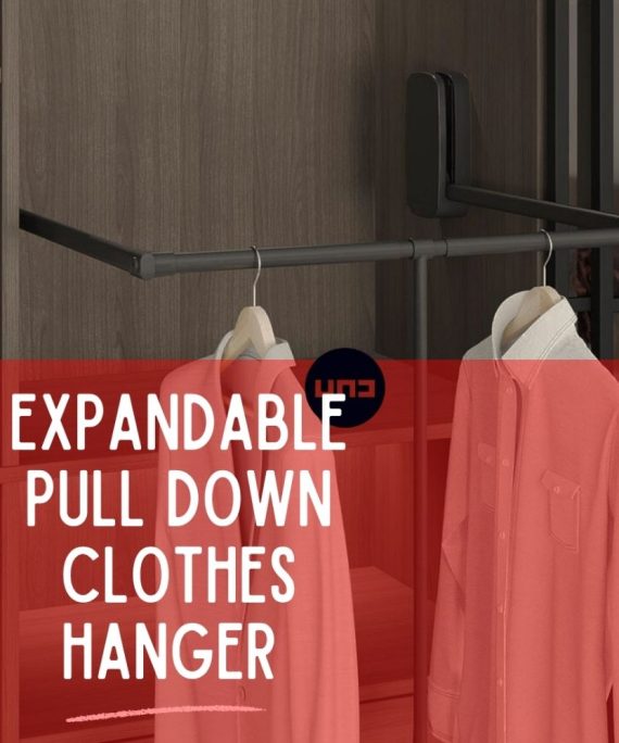 soft close pull down clothes hanger solid aluminium kg capacity mm